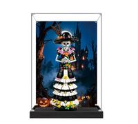 Lego 21372 Vitrine en acrylique pour kit de construction squelette mort-vivant - Boîte transparente anti-poussière - Seule vitrine compatible avec Lego 21372 (base A)