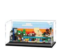 Lego 21589 Vitrine en acrylique pour kit de construction du temple du désert - Boîte transparente anti-poussière - Seule vitrine compatible avec Lego 21589 (2 mm)