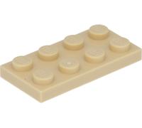 Lego® 2x2 plaques 3020 - 50 pièces beige