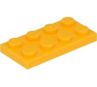 Lego® 2x2 plaques 3020 - 50 pièces orange clair