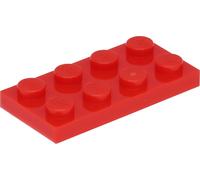 Lego® 2x2 plaques 3020 - 50 pièces rouge