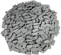 LEGO® 2x4 briques Kiloware gris clair 1 kilo - 3001 NOUVEAU ! Quantité 458 briques - Chaque mélange est composé individuellement