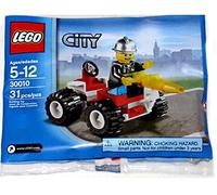 LEGO - 30010 - Véhicule Miniature - Pompier City - Sac de 31 Pièces