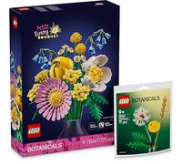 Lego 30701 Petit bouquet d'été avec fleurs des champs Polybag : Lego Flowers pour adultes de la collection botanique - Botanicals 10347 avec fleurs des champs