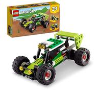 LEGO 31123 Creator 3 en 1 Le Buggy Tout-Terrain, Chargeuse-Pelleteuse, VTT Jouet pour Les Enfants, Ensemble de 3 Véhicules de Construction