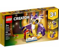 LEGO 31125 Creator Créatures mythiques de la forêt 3 en 1 : Lièvre - hibou - écureuil