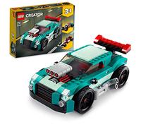 LEGO Creator 3in1 Street Racer 31127 Building Kit Featuring a Muscle Car, Hot Rod Car Toy and Race Car; Car Models for Kids Aged 7+ Who Love Creative Fun and Fast-Paced Action (258 Pieces)