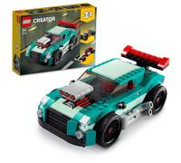 LEGO® 31127 Creator 3 en 1 Le Bolide De Rue, Jouet de Voiture de Course, Modèles de Sport ou Hot Rod
