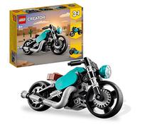 LEGO 31135 Creator 3-en-1 La Moto Ancienne, Jouet Transformable en Véhicules Classique et de Rue, et en Voiture de Dragster, Jeu pour Enfants, Garçons et Filles