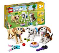 LEGO Set de construction 31137 Creator 3-en-1 – Adorables chiens Teckel/Carlin/Caniche – Dès 7 ans