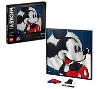 LEGO 31202 Art Disney's Mickey Mouse Cadre et Décoration Murale, Set de Bricolage pour Adultes