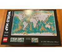 Lego 31203 Art World Map 11695pcs Wall Art SEALED No Tariffs In US / Express