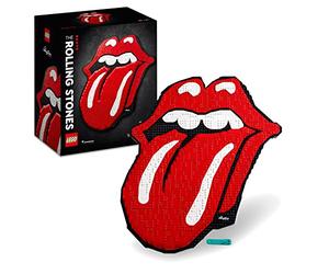 LEGO 31206 Art The Rolling Stones, Accessoire de Décoration Intérieure et Loisir Créatif pour Adultes, Idée de Cadeau Musique Rock 'n' Roll