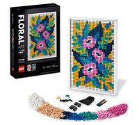 LEGO Accessoire déco 31207 Art Floral – Tableau personnalisé, fleurs artificielles
