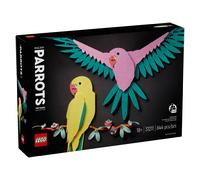 LEGO - Set Art - The Fauna Collection: Macaw Parrots - Décor mural, Activité créative adulte - 31211