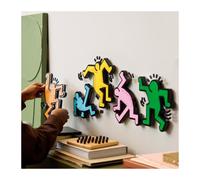 LEGO 31216 Art Keith Haring, Les Figures Dansantes, Décoration d'Intérieur et Set de Construction pour Adultes