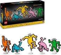 LEGO 31216 Art Keith Haring, Les Figures Dansantes, Décoration d'Intérieur et Set de Construction pour Adultes