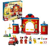 LEGO 10776 Disney 4+ – La caserne et le camion de pompiers de Mickey et ses amis
