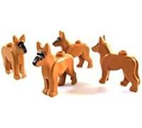 LEGO : 4 chiens de berger
