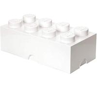 Brique de rangement Lego 8 tenons 12 Litres - Blanc