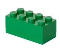 Room Copenhagen Boîte de rangement Mini Box 8 Knobs LEGO – Vert – 46×92×43 mm – Facile à nettoyer