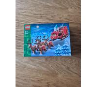 LEGO Jeu de construction Le traîneau du Père Noël 40499 – Dès 9 ans – Cadeau de Noël
