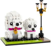 LEGO 40546 Brickheadz Animaux Chiens Bouledogue avec Mignon Chiot 304 Pièces 8+ Jouet de Construction Cadeau …