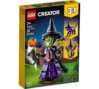 LEGO Creator 3-en-1 40562 – Sorcière mystique Halloween avec chat ou dragon – Édition limitée G