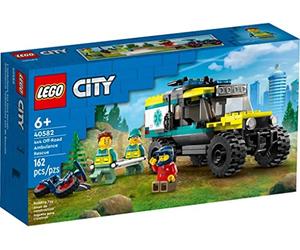 LEGO 40582 City 4x4 Ambulance Rescue Édition limitée 2023 6+ 162 pièces avec véhicule tout-terrain cool et 3 figurines