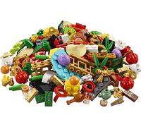 LEGO 40605 Lot de 6 + 124 pièces pour le Nouvel An lunaire chinois VIP avec briques et pièces amusantes aléatoires, y compris lapins, baguettes dorées et dinde