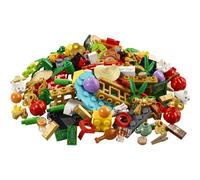 LEGO 40605 Lot de 6 + 124 pièces pour le Nouvel An lunaire chinois VIP avec briques et pièces amusantes aléatoires, y compris lapins, baguettes dorées et dinde