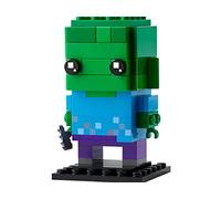 LEGO 40626 Brickheadz Minecraft Zombie Build This Iconic Minecraft Character in Collectible Brickheadz Form 10+ 80 pièces