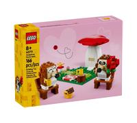 LEGO Hérisson Jouet de pique-nique datant - Figurines d'animaux et ensemble de jeu pour enfants, garçons et filles à partir de 8 ans - Cadeau pour elle et lui - avec 2 jouets et accessoires hérisson -