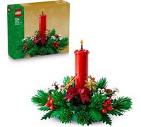 Lego 40743 Décoration De Table De Noël - Bougie Rouge