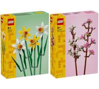 Lego 40747 Lot de 2 jonquilles et 40725 fleurs de cerisier