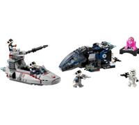 LEGO 40755 Imperial Dropship vs Rebel Scout Speeder Star Wars Set de Construction 383 pcs avec 6 Minifigurines + Droid QT-KT, Véhicules Imperial Dropship & Rebel Scout Speeder - Cadeau 8+ Ans