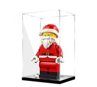 Lego 40820 Vitrine en acrylique pour kit de construction Père Noël Boîte transparente anti-poussière - Seule vitrine compatible avec Lego 40820 (miroir de 2 mm)