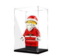 Lego 40820 Vitrine en acrylique pour kit de construction Père Noël Boîte transparente anti-poussière - Seule vitrine compatible avec Lego 40820 (3 mm)