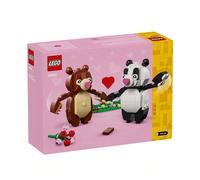 LEGO 40821 Ours couple, convient comme cadeau d'anniversaire Taille UniqueABS