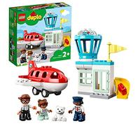 LEGO® 10961 DUPLO® Town Avion et aéroport Jouet Enfant 2 ans avec Figurine de Pilote