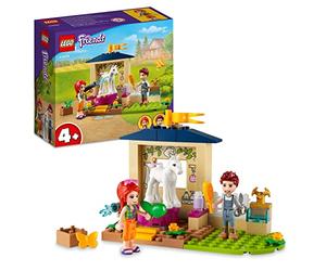 LEGO 41696 Friends L’Écurie de Toilettage du Poney, Jouet avec Cheval pour Enfants de 4 Ans et Plus, Inclut avec Animaux de la Ferme, Idée Cadeau