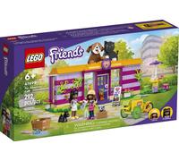 LEGO 41699 Friends Café d'adoption d'animaux, Heartlake City Set de jeu avec animaux et mini-poupées pour sauver les animaux, Jouets dès 6 ans