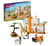 LEGO 41717 Friends Le Centre de Sauvetage de la Faune de Mia, Jouet d'animaux de Safari avec Figurines de Zèbre, de Girafe, et Comprend Mini-Poupées