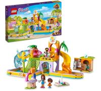 LEGO® 41720 Friends Le Parc Aquatique, Jouet d'Été à Construire pour Enfants de 6 Ans, avec Mini-Poupées, Toboggans et Aquarium