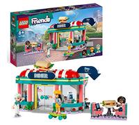 LEGO 41728 Friends Le Snack du Centre-Ville, Jouet Enfants, Filles et Garçons Dès 6 Ans, avec Mini-Poupées Liane, Aliya et Restaurant, Personnages Série 2023