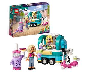 LEGO 41733 Friends La Boutique Mobile de Bubble Tea, Jouet Filles et Garçons 6 Ans, Jeu Créatif, avec Véhicules, et Personnages Nova & Mathilde, Série 2023