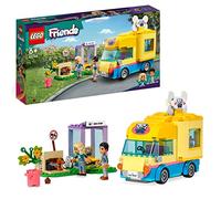LEGO 41741 Friends La Fourgonnette de Sauvetage Canin, Jeu de Chiot, Jouet Animaux Filles et Garçons 6 Ans, Idée Cadeau Anniversaire, Personnages Série 2023