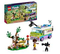 LEGO® Friends 41749 Le Camion de Reportage, avec Jouet de Sauvetage d'Animaux, Figurine Mini-Poupée vert TU