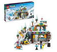 LEGO 41756 Friends Les Vacances au Ski, Set de Mini-Poupées Liann, Aron et Zac et Figurine Animale Renard, Jouet pour Filles, Garçons et Enfants, Idée Cadeau Créatif de Noël