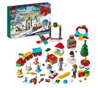 LEGO 41758 Friends Le Calendrier de l’Avent 2023, avec 24 Cadeaux Surprises dont 8 Figurines d'Animaux, 2 Mini-Poupées et des Jouets Festifs, Cadeau de Noël pour Filles, Garçons, Enfants